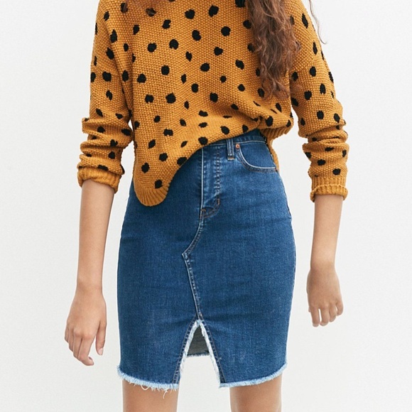 Madewell Dresses & Skirts - Madewell Stretched Denim Pegged Skirt